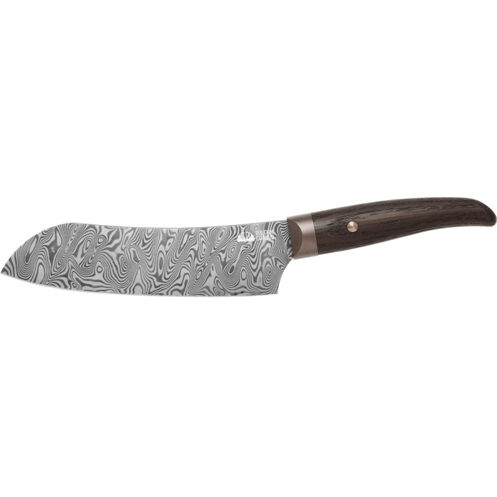 Ніж кухонний Due Cigni "Coquus" Santoku Damask 180 мм 