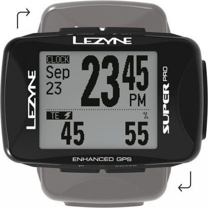 Комп'ютер Lezyne SUPER PRO GPS Y13 чорний 
