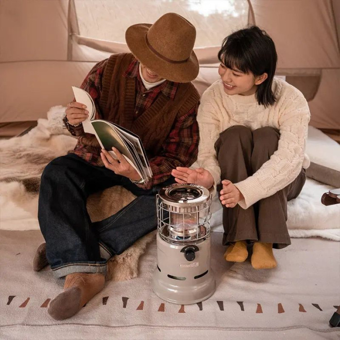 Газовий пальник-обігрівач Naturehike CNH22CJ014, бежевий 