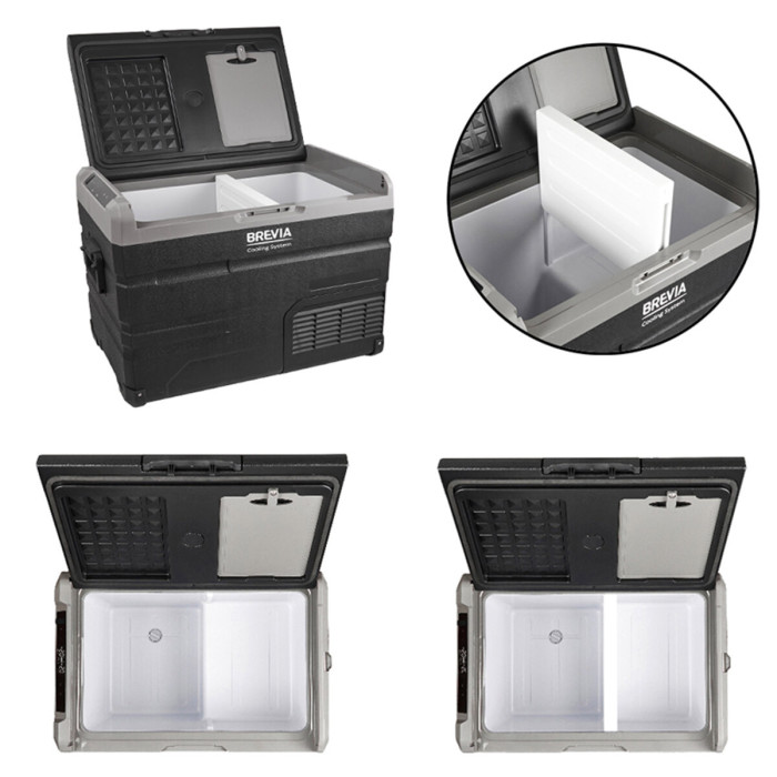 Холодильник автомобільний Brevia 38л двокамерний 22650 