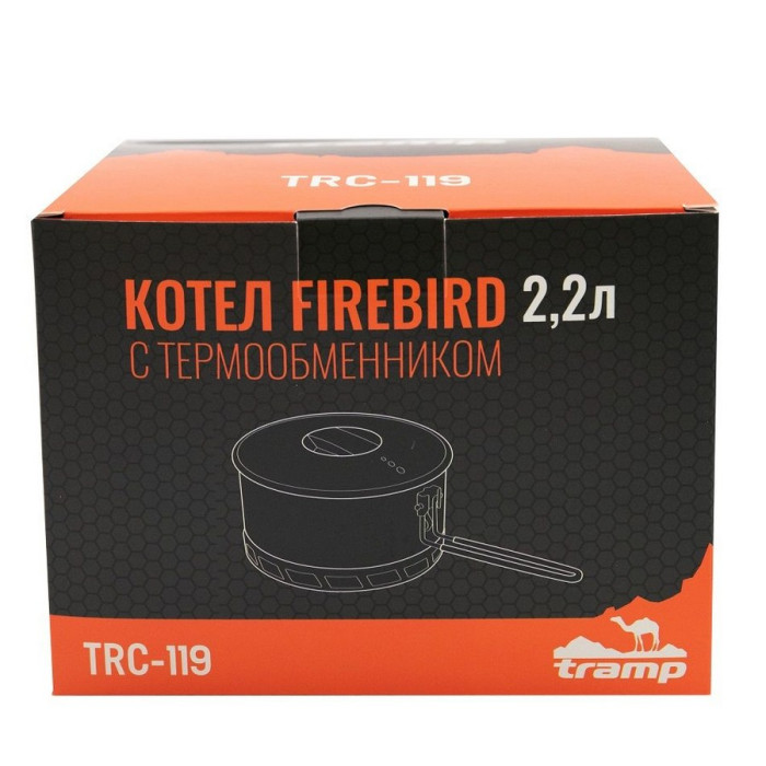 Казан анодований з теплообмінником Tramp 2,2 л 