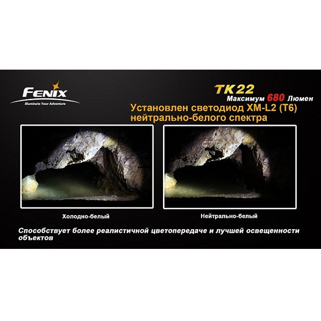 Ручний ліхтар Fenix TK22 Cree XM-L2 (T6) 