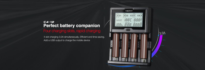 Зарядний пристрій Miboxer C4-12 