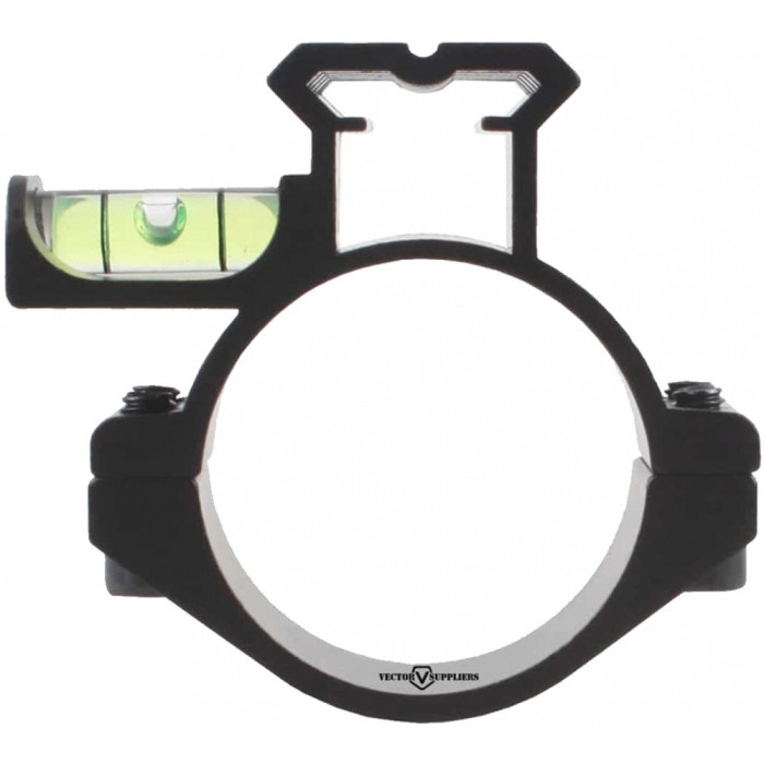 Кільце Vector Optics 30/25,4 мм з бульбашковим рівнем і планкою Пікатіні зверху 