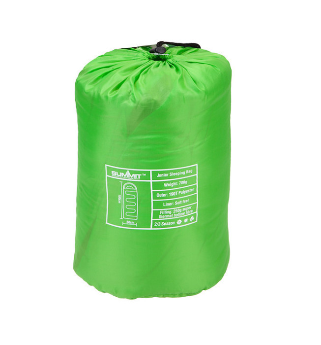 Спальний мішок дет. Summit Junior Cowl Lite Sleeping Bag зелений 