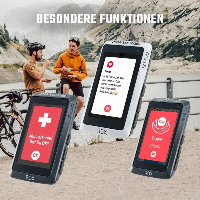 Велокомп'ютер Sigma Sport ROX 12.1 EVO Sensor Set Gray 