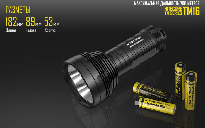 Ліхтар Nitecore TM16 