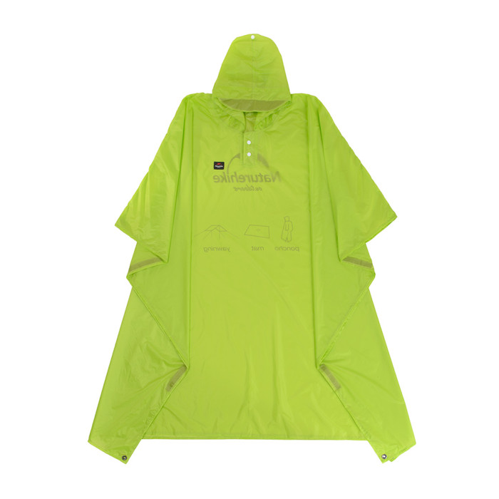 Пончо-тент Naturehike 20D silicone green NH17D003-M 