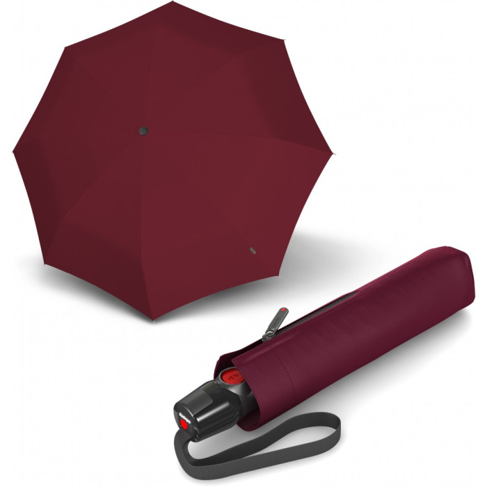 Парасолька T.200 Dark Red UV Protection Авто/Складний/8спиць /D99x28см 