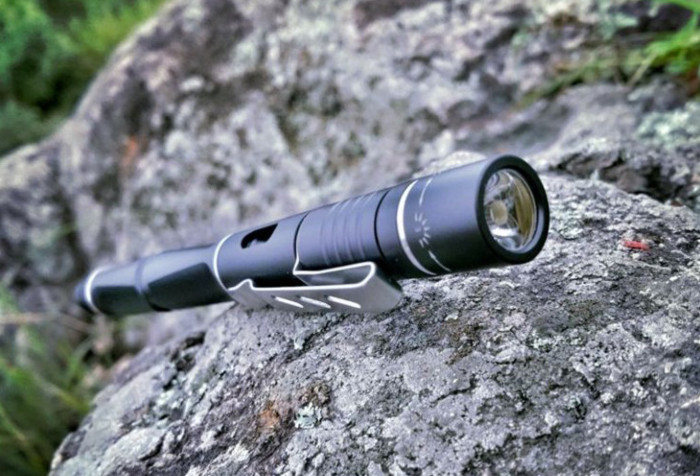 Тактична ручка Wuben TP10L Army Grey 