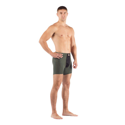 Шорти чоловічі Lasting NICO+, зелені, розмір S