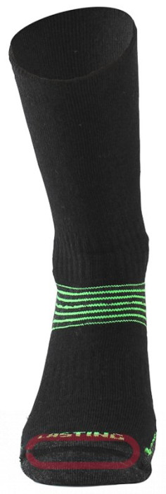 Термошкарпетки трекінг Lasting WSB 908-чорні /сірі, M 