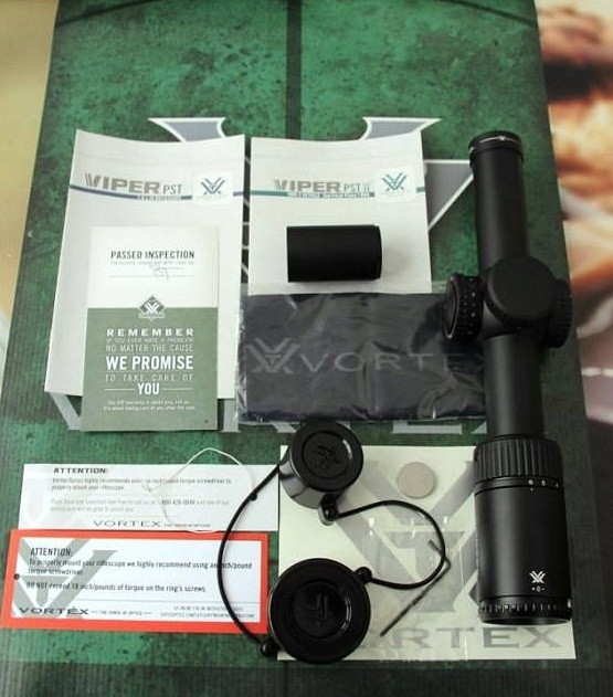 Приціл оптичний Vortex Viper PST Gen II 1-6x24 VMR - 2 MRAD IR (PST-1607) 