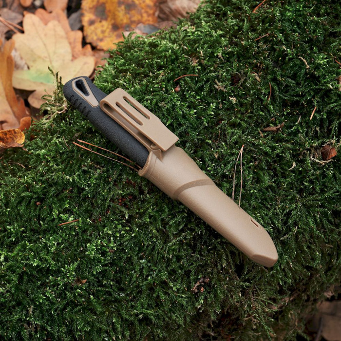 Ніж Ganzo G807-DY бежевий з ножнами 