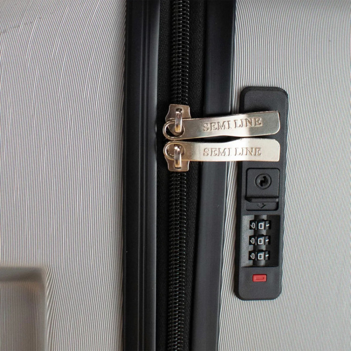 Валіза Semi Line 20" (S) NASA Silver (T5797-1)