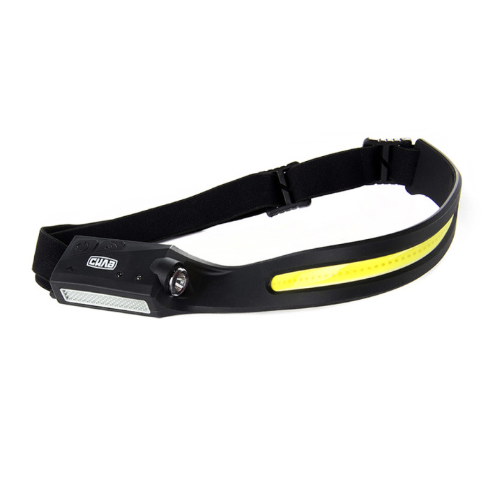 Ліхтар налобний СИЛА універсальний з сенсором 350 Лм (Li-ion 1200 мАг) 