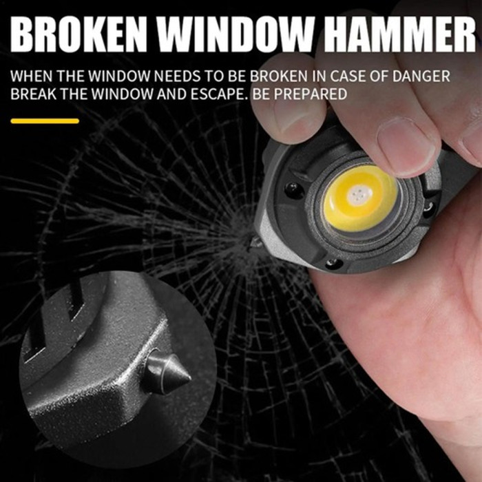 Ліхтар Police MULTIFUNCTIONAL W5143-COB, multitool, Li-Ion акумулятор, магніт, карабін, викрутка, ЗП Type-C 