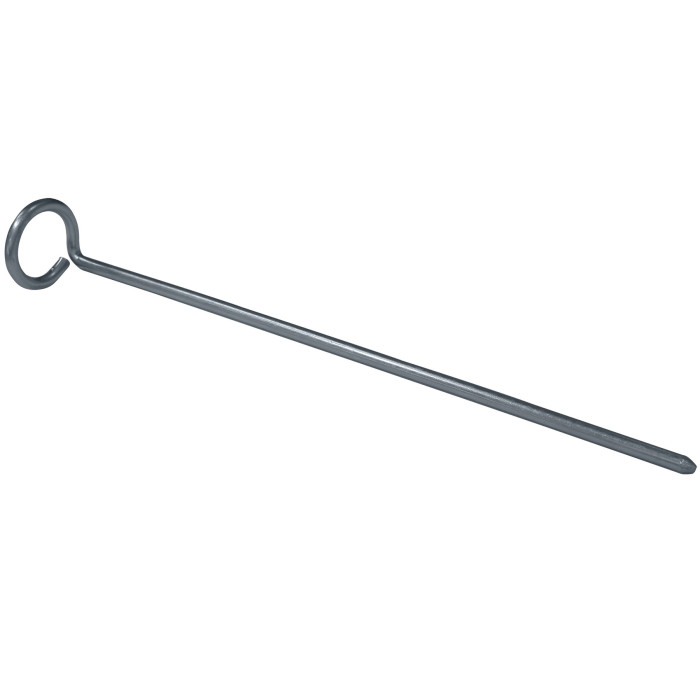 Кілочки High Peak Steel Round Peg 20 см 6 шт. - сріблясті (42213) 