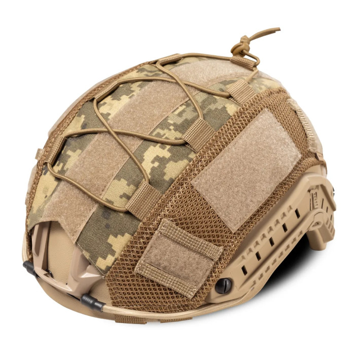 Маскувальний кавер на шолом Ukrarmor (універсальний) Піксель 
