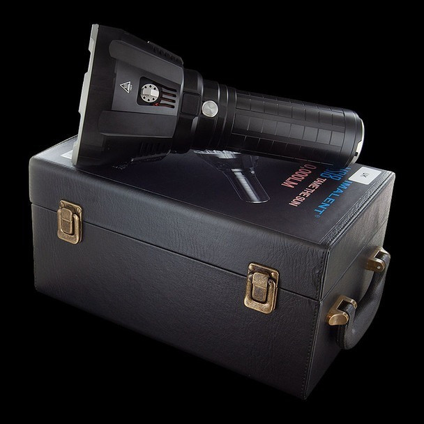 Ліхтар ручний надпотужний Imalent MS18, чорний (100 000 лм), 6000K 