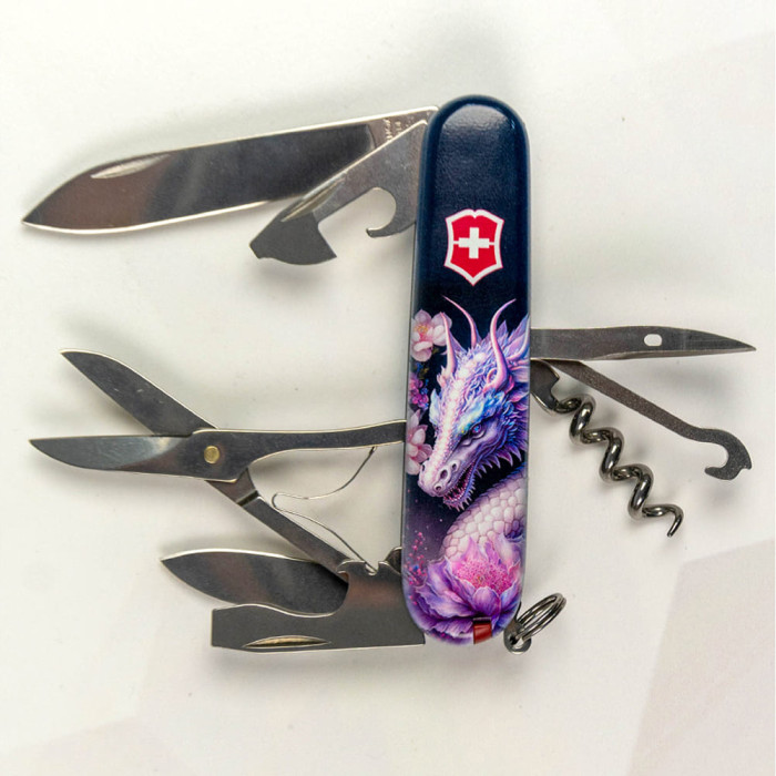 Складаний ніж Victorinox CLIMBER ZODIAC Чарівний дракон 1.3703.3.Z3280p 