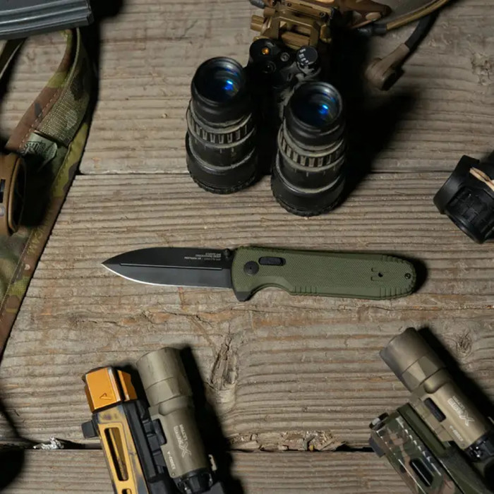 Ніж SOG Pentagon XR OD Green (SOG 12-61-02-57) 