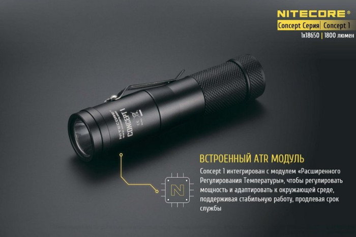 Ліхтар Nitecore CONCEPT 1 