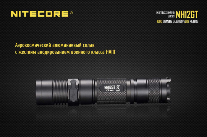 Ліхтар Nitecore MH12GT 