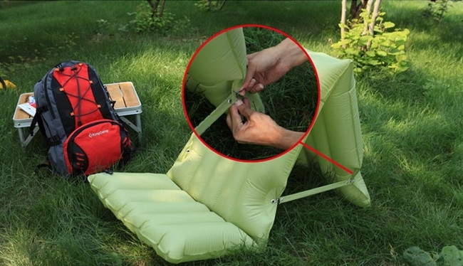 Матрац надувний KingCamp LightWeight ChairBed (KM3577) Green 