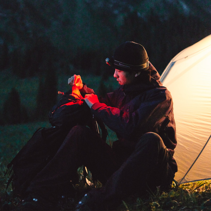 Ліхтар налобний Naturehike CNK2450ZM010, коричневий 