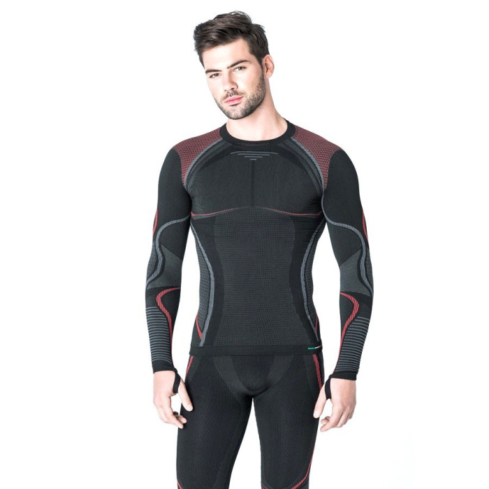 Футболка Accapi Ergoracing Long Sleeve Shirt Man 906 black/anthracite, XL/XXL 