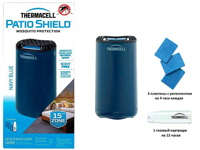 Пристрій від комарів Thermacell MR-PS Patio Shield Mosquito Repeller MR-PSN 