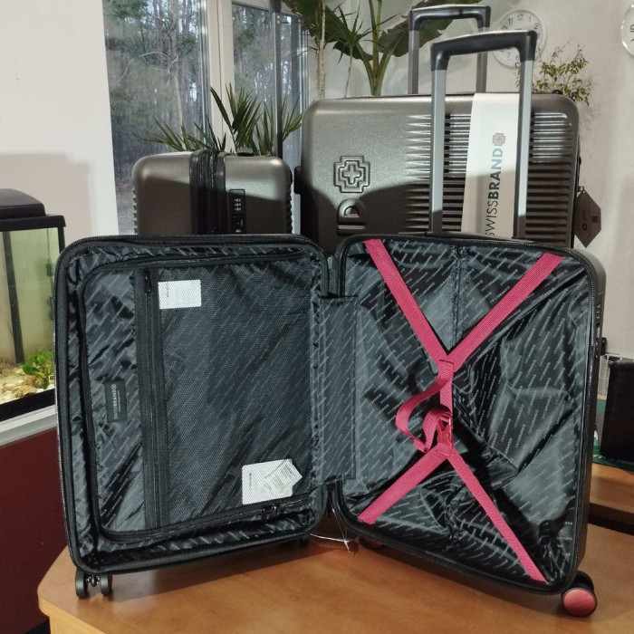 Валіза Swissbrand Enstone (S) Grey (SWB_LHENS801S) 