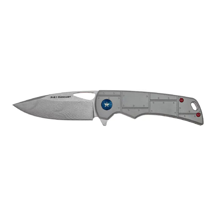 Ніж Boker Plus P51 Mustang Damast 