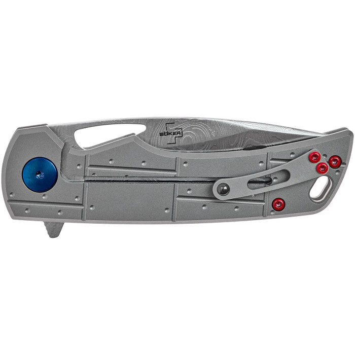 Ніж Boker Plus P51 Mustang Damast 