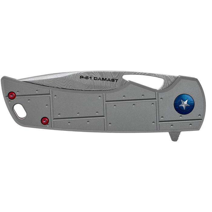 Ніж Boker Plus P51 Mustang Damast 