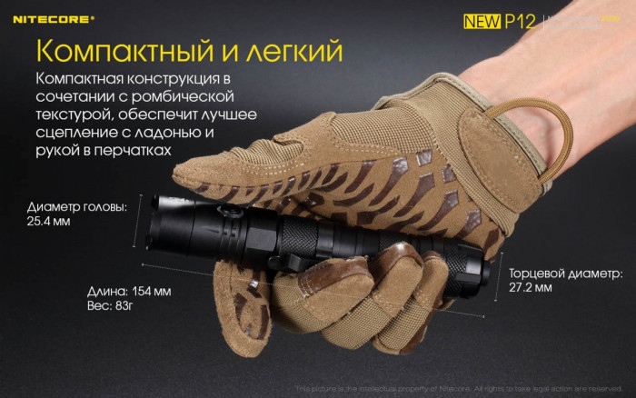 Ліхтар Nitecore P12 NEW 