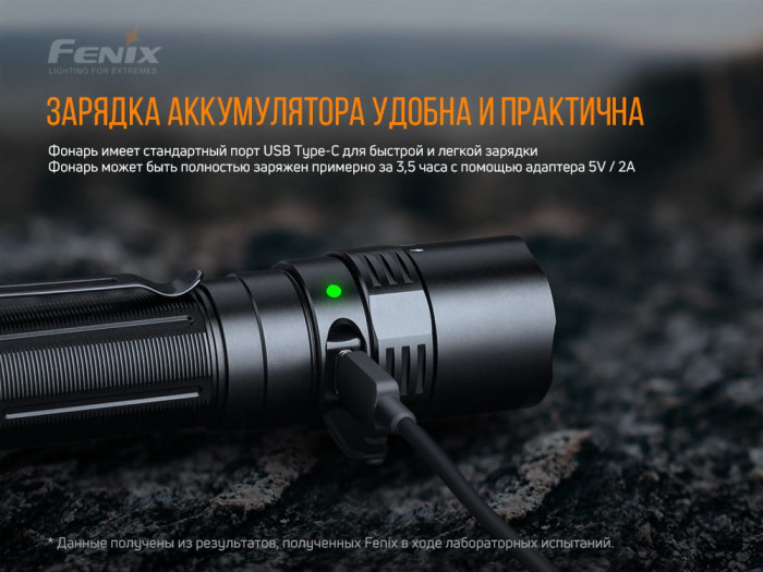 Кишеньковий ліхтар Fenix PD40 V2.0 Luminus SST70, 3000 люмен 