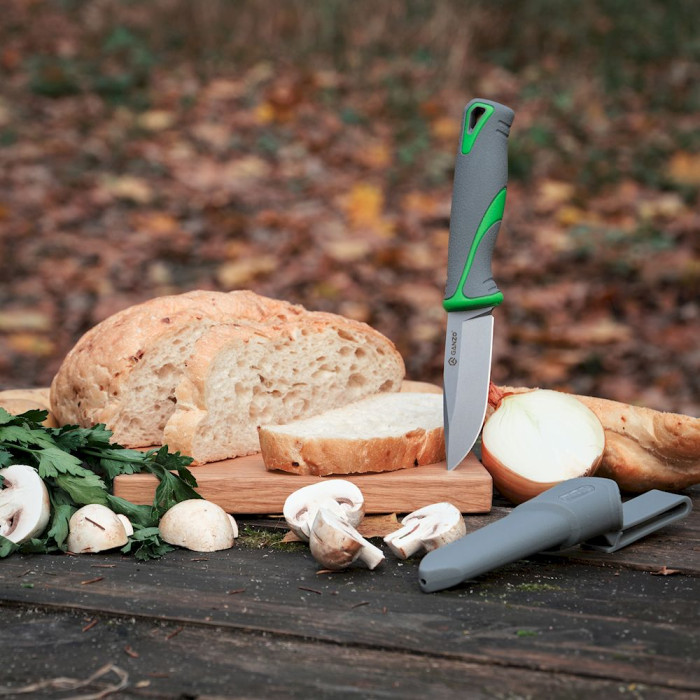 Ніж Ganzo G807-GY сірий з ножнами 