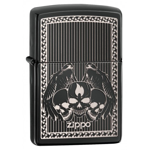 Запальничка Zippo Iced Skulls 28678 
