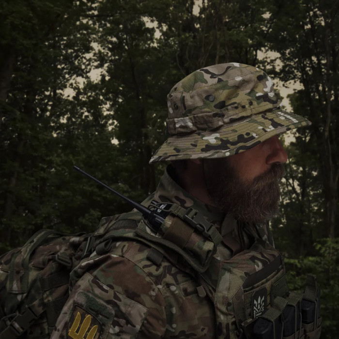 Підсумок Ukrarmor для рації. Кріплення Molle. Cordura 500D Мультикам 