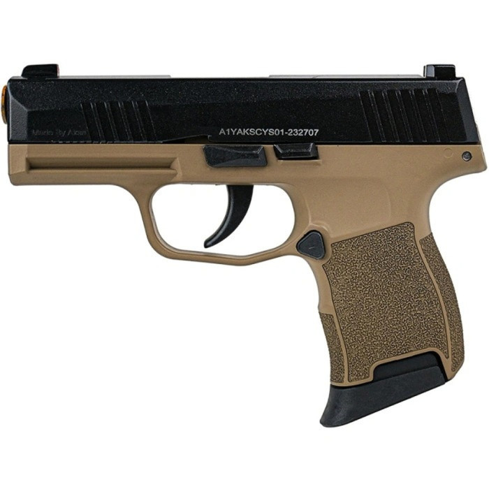 Пістолет сигнальний Aksa Arms AK21 CC-03 cal.9 PAK (Sig Sauer P365) Tan/Black 