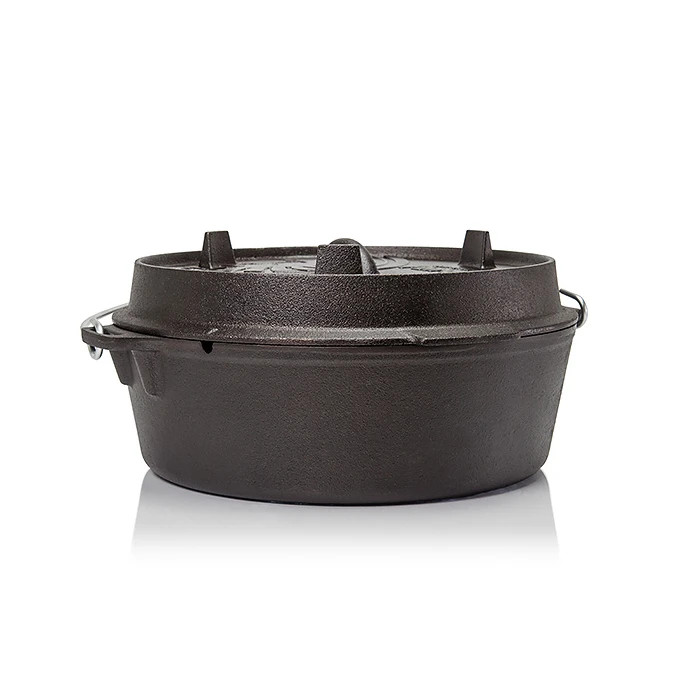 Казан-жарівня чавунна Petromax Dutch Oven ft9-1910 плоске дно 7,5 л (лімітована версія) 