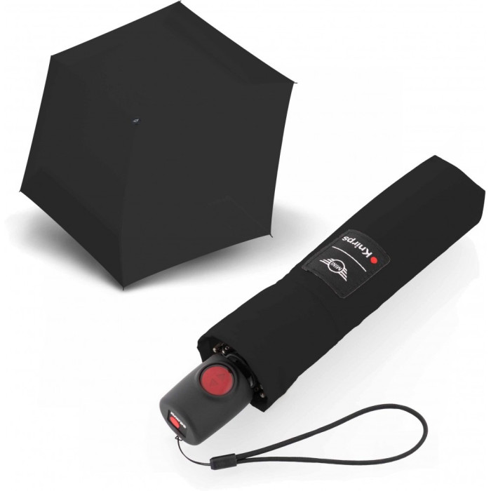 Парасоля Knirps Mini Duomatic Midnight Black Авто / Складана / 6 спиць / D92x24см