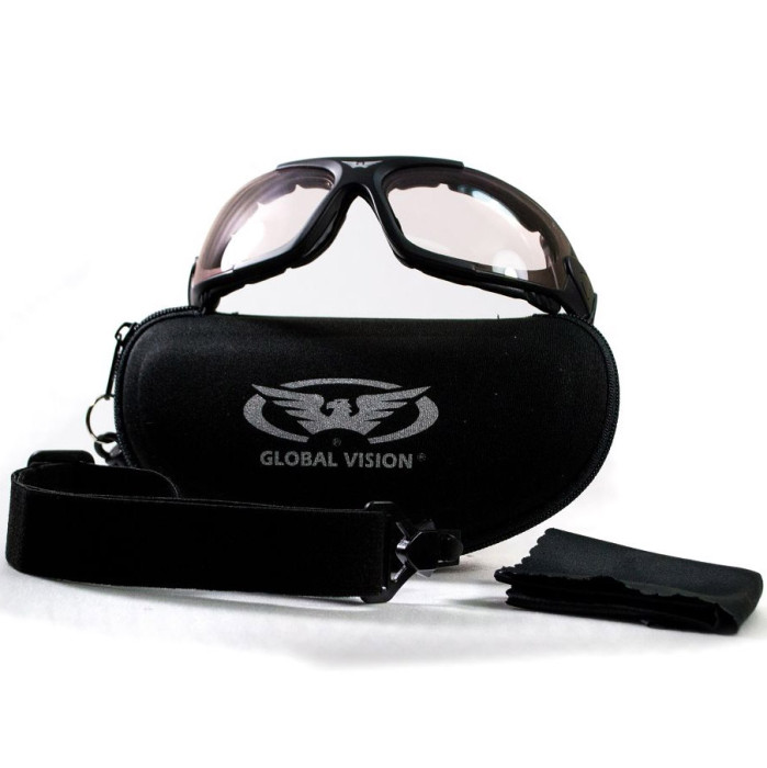 Окуляри Global Vision Shorty Photocromic (clear) фотохромні прозорі 