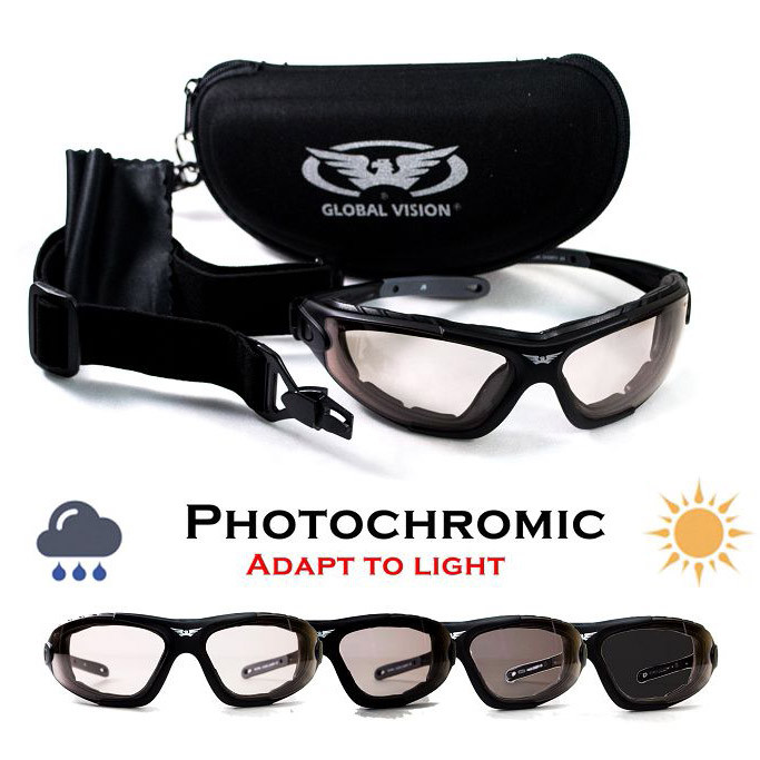 Окуляри Global Vision Shorty Photocromic (clear) фотохромні прозорі 