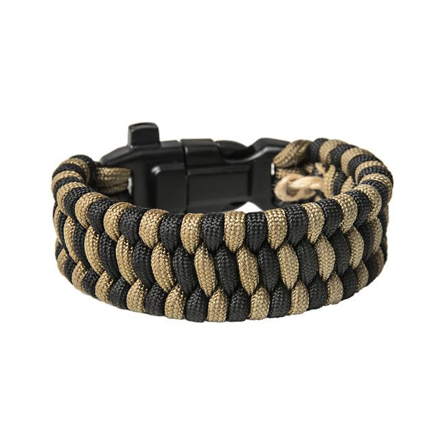 Браслет Трилобіт Survival Black and Coyote brown (L) 