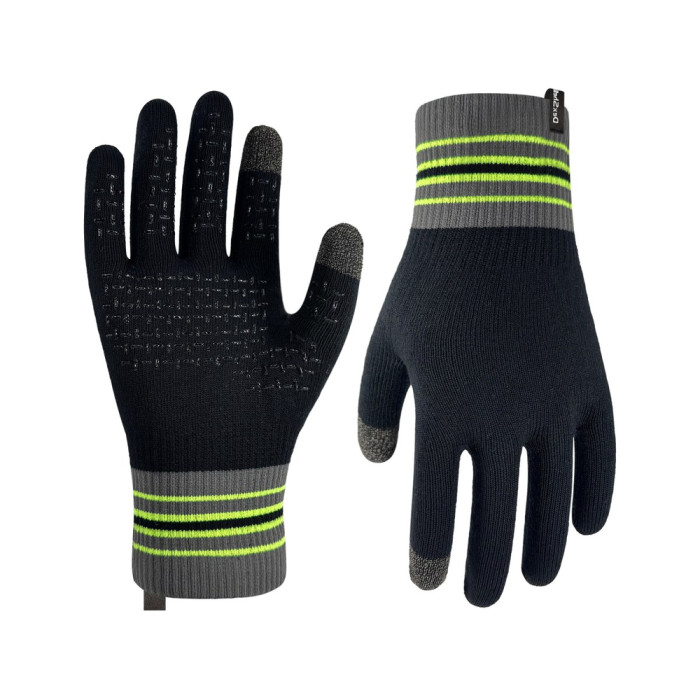 Рукавички водонепроникні Dexshell Ultra Thin Waterproof Running, p-p XL, чорно-жовтий