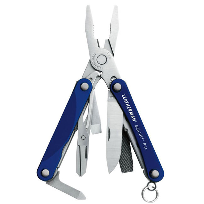 Мультитул Leatherman Squirt PS4, синій 