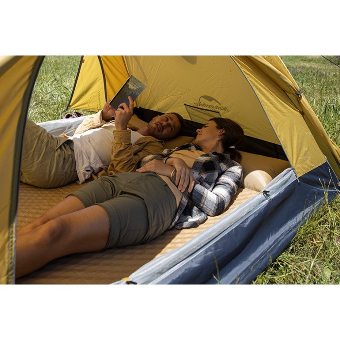 Намет двомісний Naturehike P-Series NH18Z022-P 210T, жовтий 